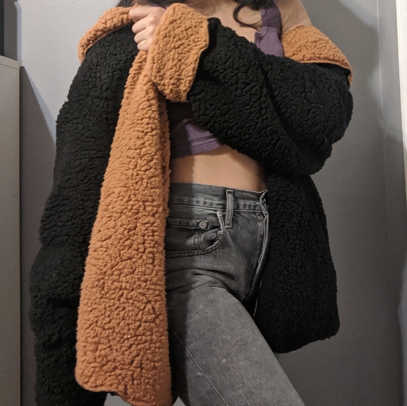 Zaful Jackets & Blazers - Reversible Teddy Jacket